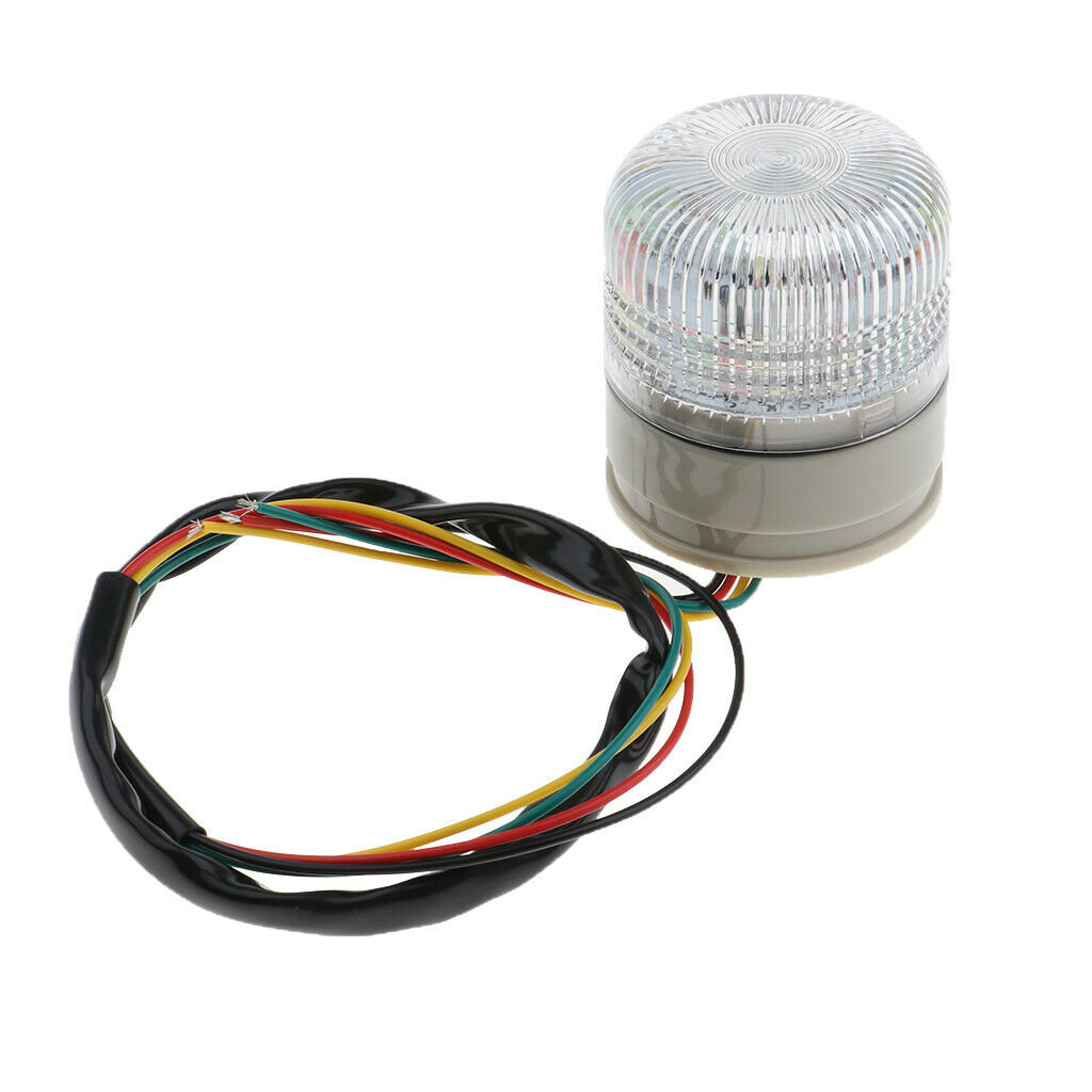 Rotating Tricolour LED Alarm Lamp Light Emergency Flashing Signal Alarm Lamp