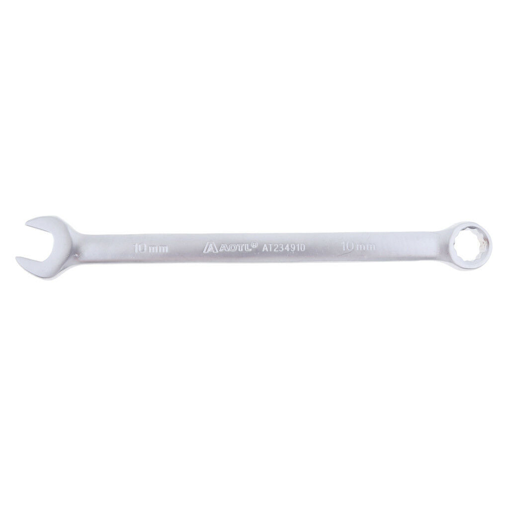 Stubby Metric Combination Spanner Ratchet Wrench 10mm Ring Spanner Open End