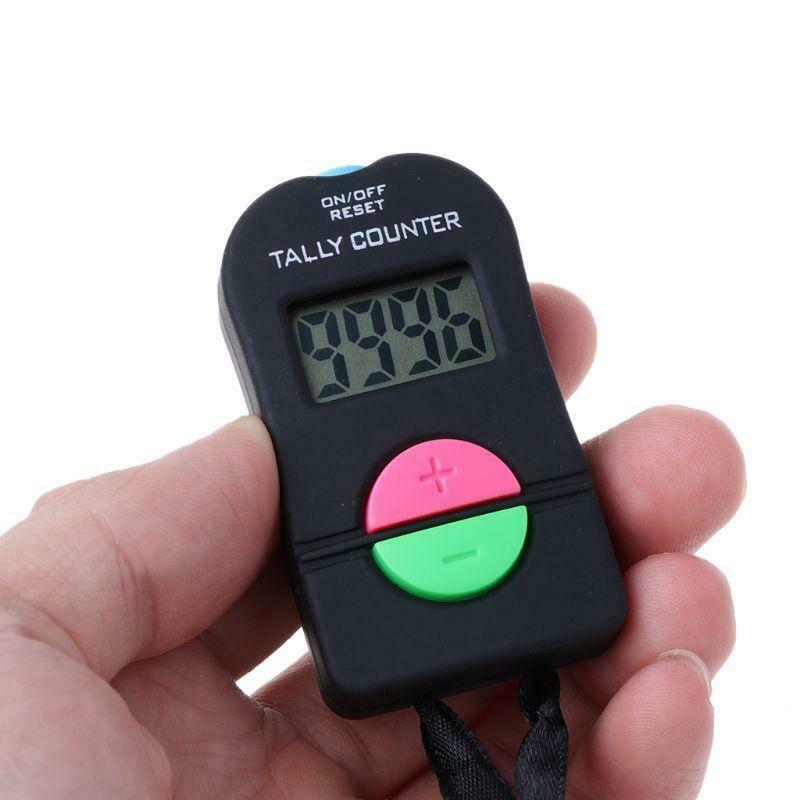 Electronic Counter Work Count Person Flow Point Device Manual Chanting Display