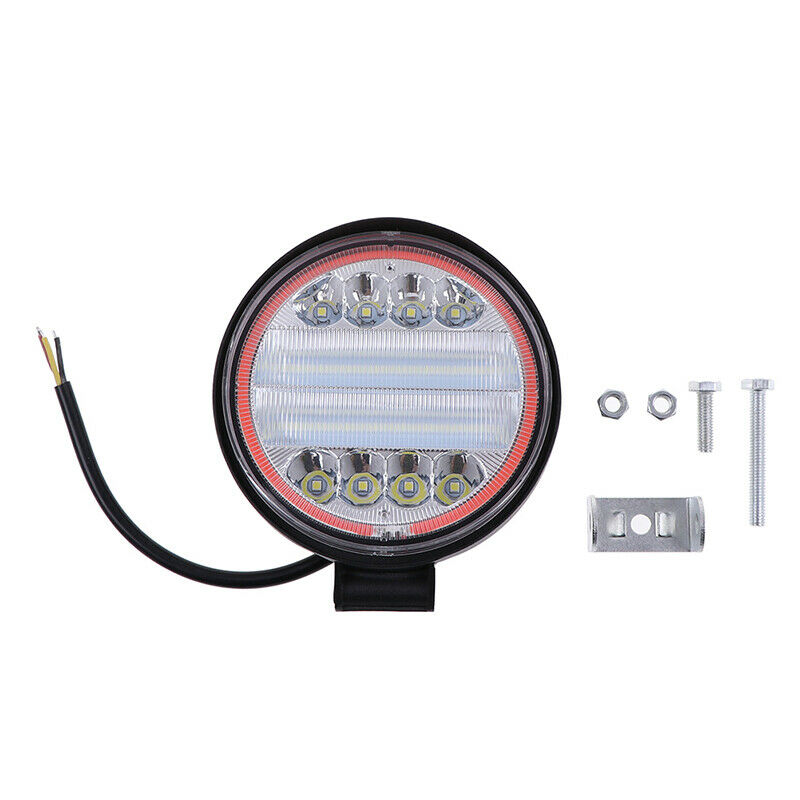 4 Inch 72W Round LED Work Light Spot Driving Lamp Headlight Offroad Truck Red Qx