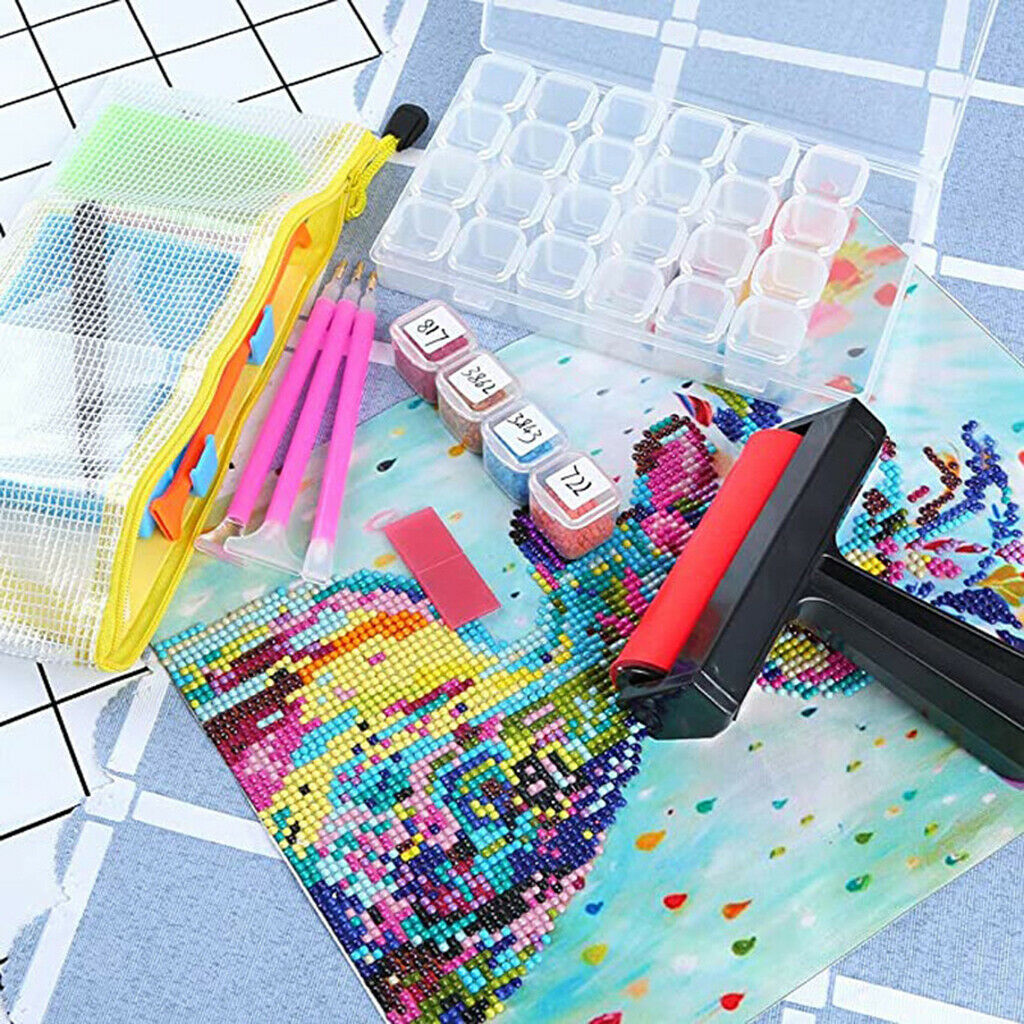 81x 5D Diamonds Painting Tools and Accessories Kits with Diamond Painting Roller