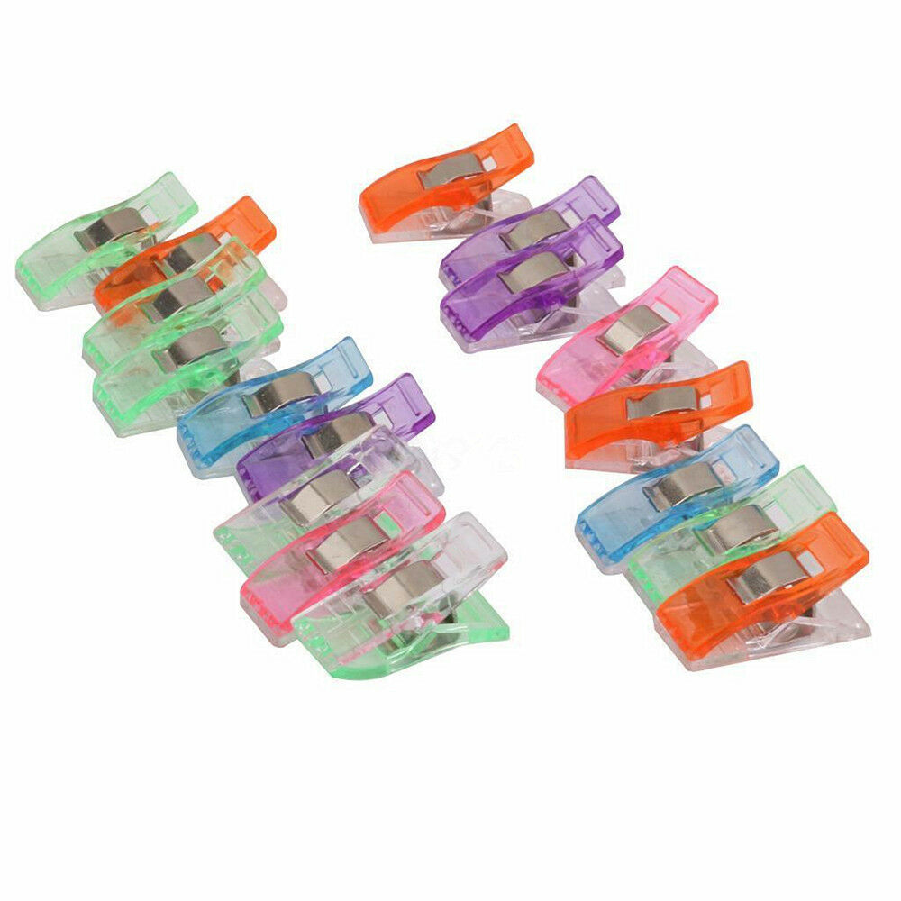 20PCS Plastic Sewing Accessories Clamps Quilter Holding Binding Wonder Clips