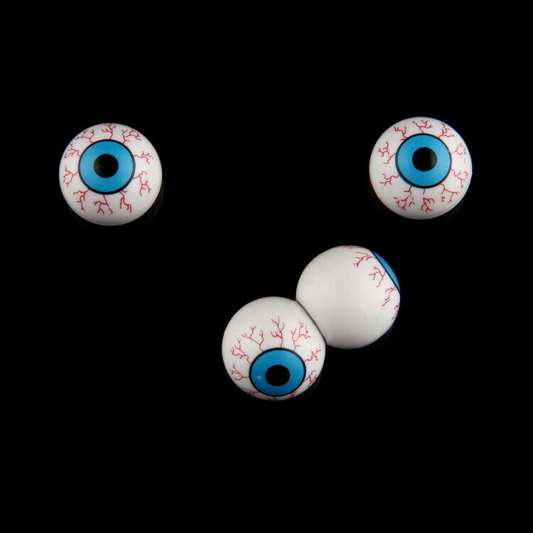 4Pcs Bloodshot Eye Blood Vessel Horror Scare CAR Tire Valve Stem Air Caps Cover
