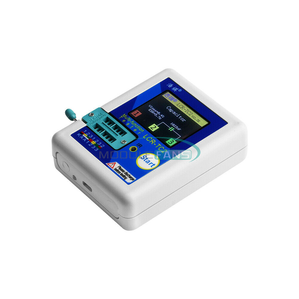 LCR-TC2 Upgraded Version of High Precision Transistor Tester V2.3E English&Cable