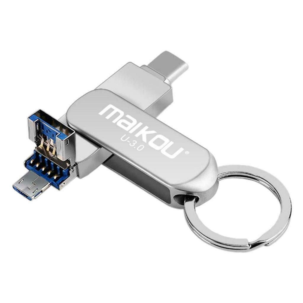 32GB Ultra Fit USB Type C Flash Drive Case with Keychain, Lightweight And