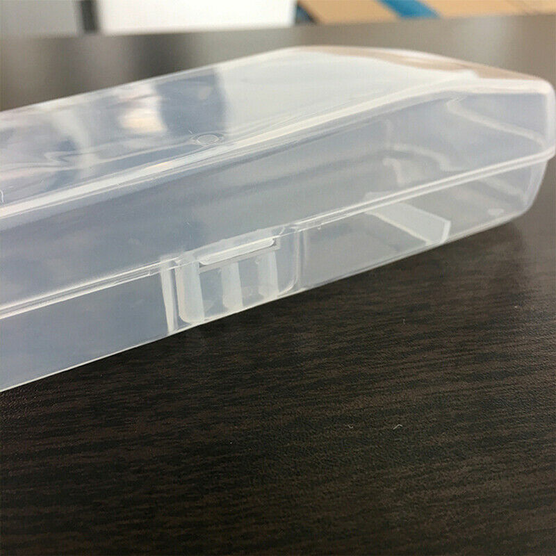 Adults Men Shaver Storage Box Plastic Razor Holder Case Transparent Organizer