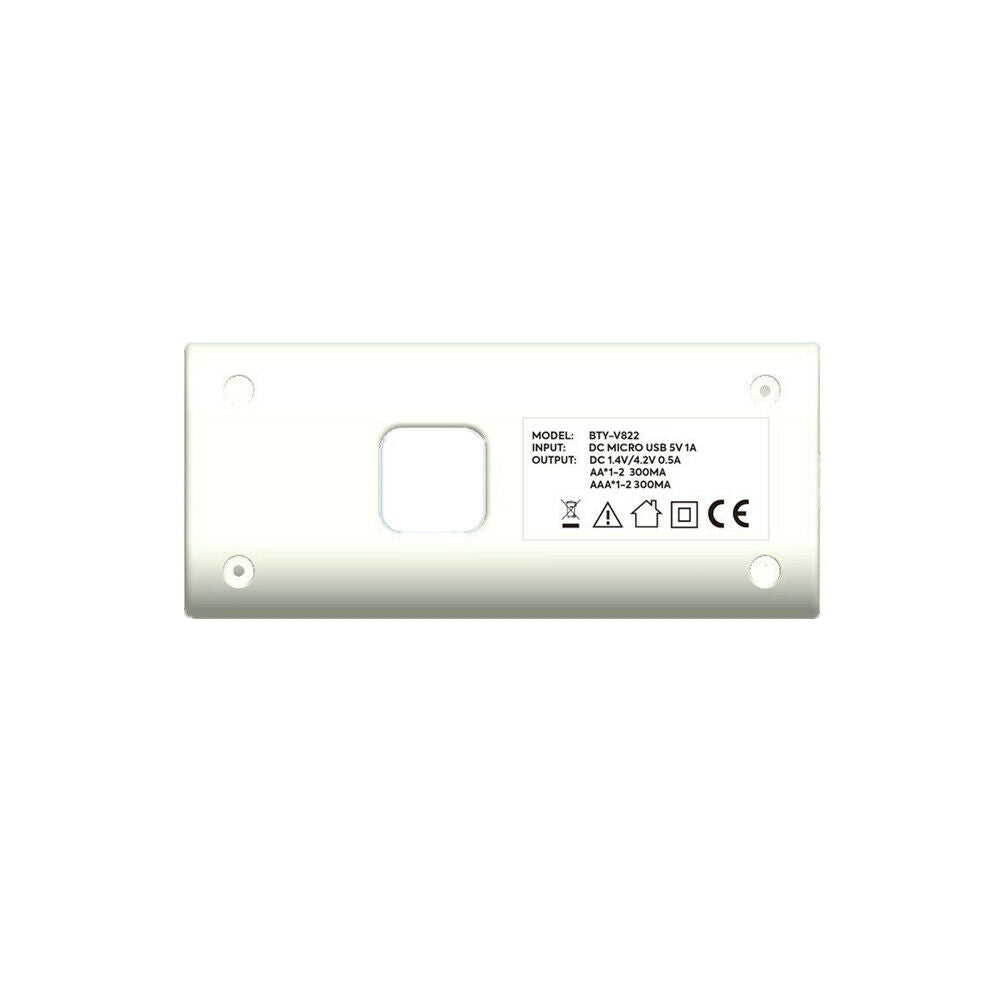 2 Slot Battery Charger AA AAA 14500 Ni-MH 1.5V 3.7V Lithium Battery Charger