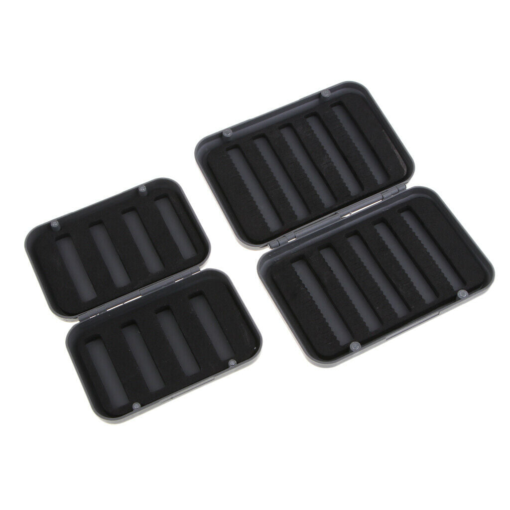2PCS Double-Layer Waterproof Fly Fishing Flies Box Fish Lure