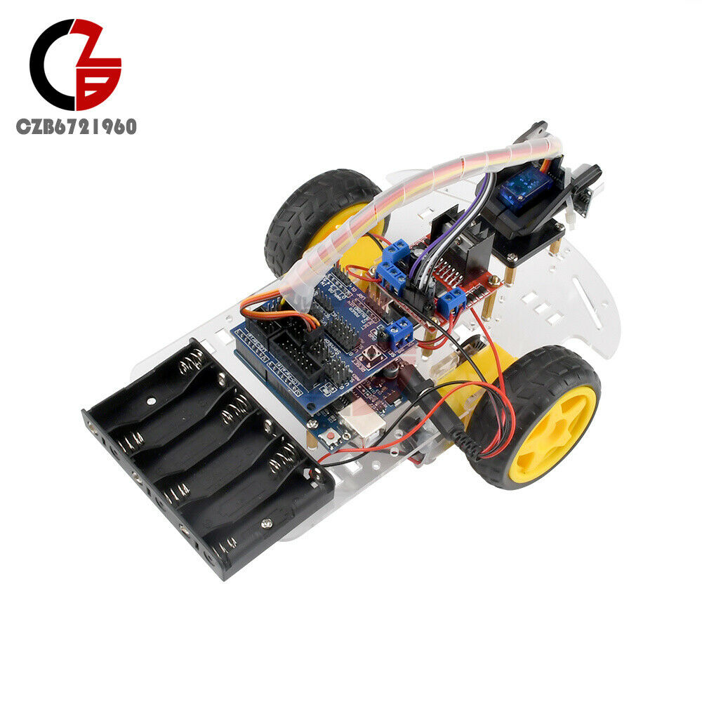 Avoidance tracking Motor Smart Robot Car Chassis Kit Speed Encoder Ultrasonic