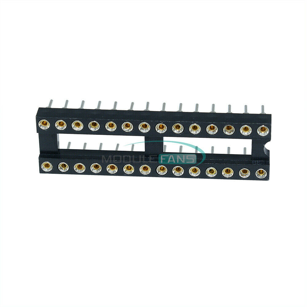 10PCS 28Pin DIP SIP Round IC Sockets Adaptor Solder Narrow Type