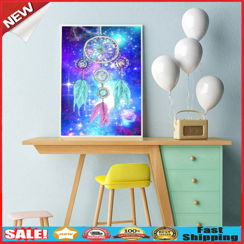 Dreamcatcher 5D DIY Full Round Diamond Painting Rhinestone Art Cross Stitch @