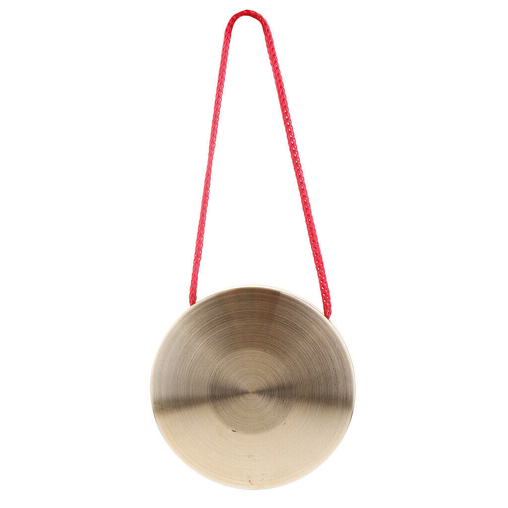 Metal Gong Cymbals with Wooden Shot Stick for Kids Toddlers Rhythm Training