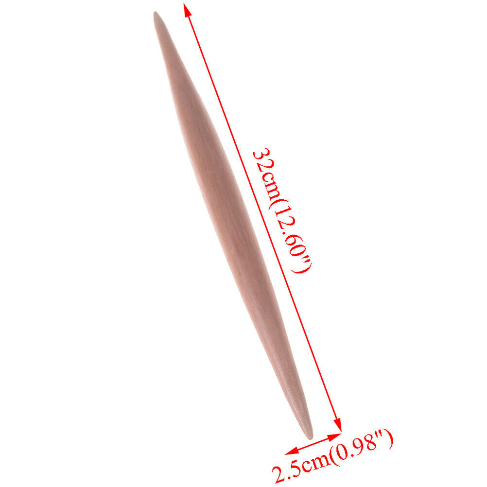 1Pcs non stick long wooden handle rolling pin dumplings fondant cake baki.l8