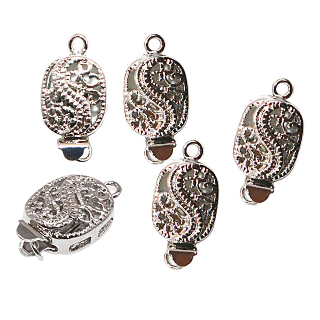 5pcs Animal Dragon Carving Connectors DIY Bracelet Necklace Clasps (1.7x1cm)
