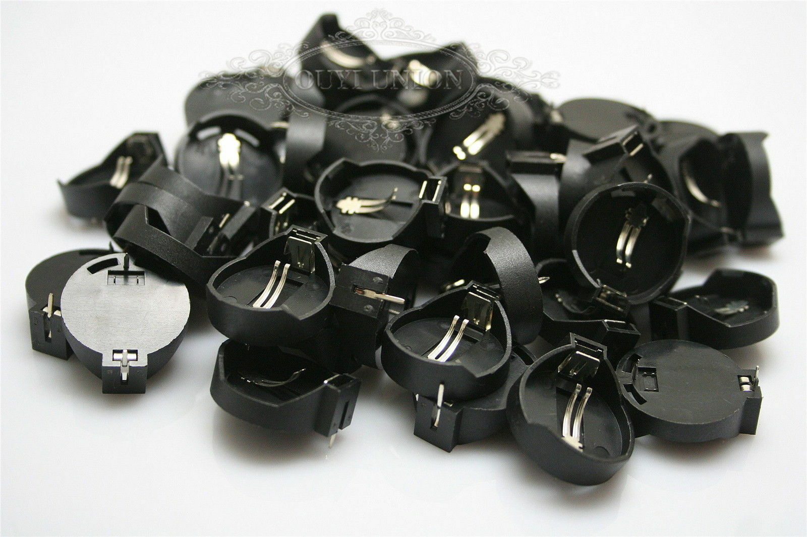 50PCS CR2025 CR2032 3V Button Coin Cell Battery Holder Socket Box Case ROHS