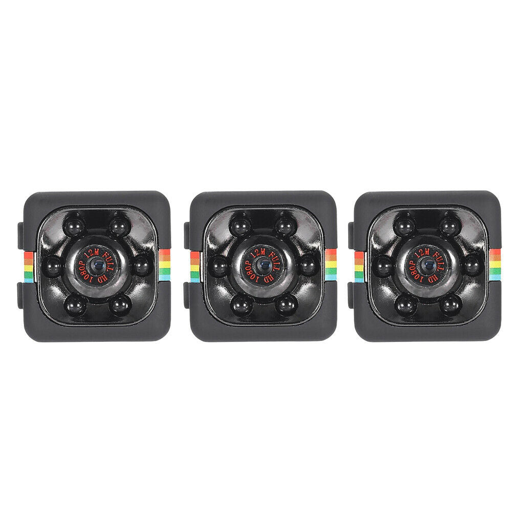 3pcs Mini SQ11 DV DVR Camera Full HD Car Cam Dashboard Sport Action Camera