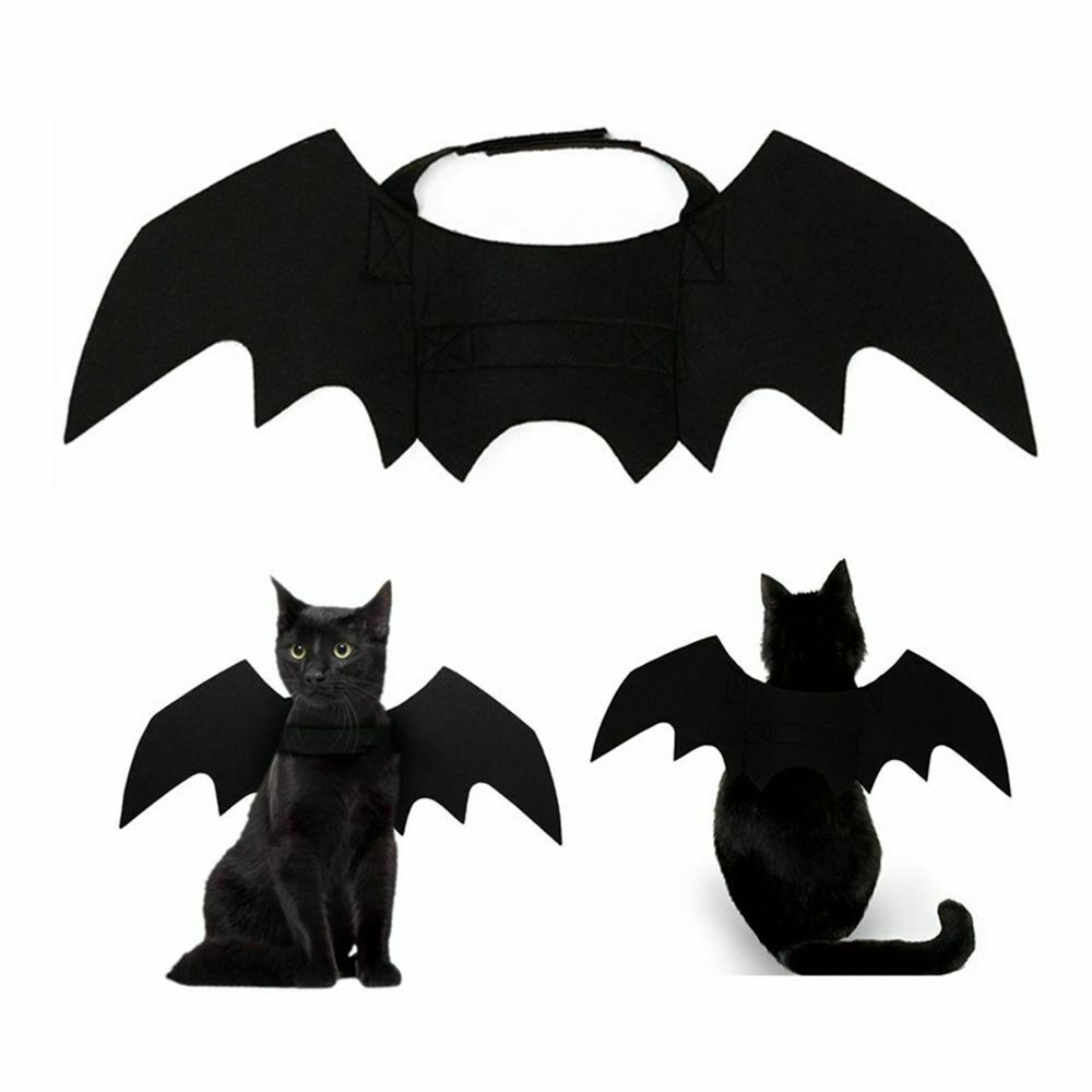 Bat Wings Cat Vest Cat Costume Halloween Decorations Cat Wings Pet Clothes