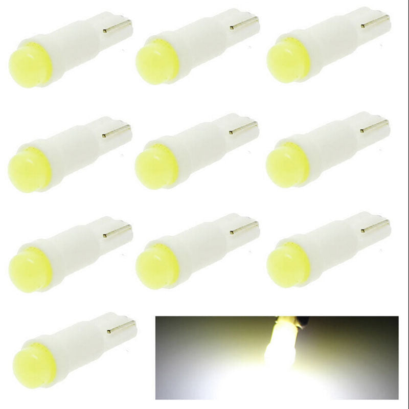 10 X SMD LED COB T5 0.3 W Car Incaditor License Plate Lamp White 21mmyi.l8