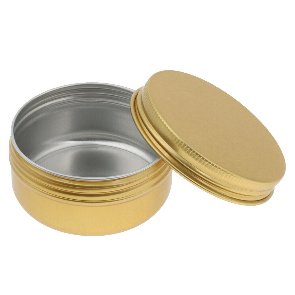 20x Aluminium Empty Cosmetic Pot Jar Tin Container For Balm /Lotion/Cosmetic