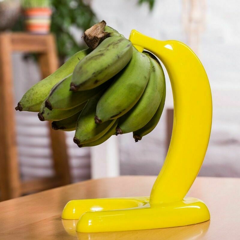 Multi-functional Banana Display Stand Hook Tray Storage Holder Durable Rack Home