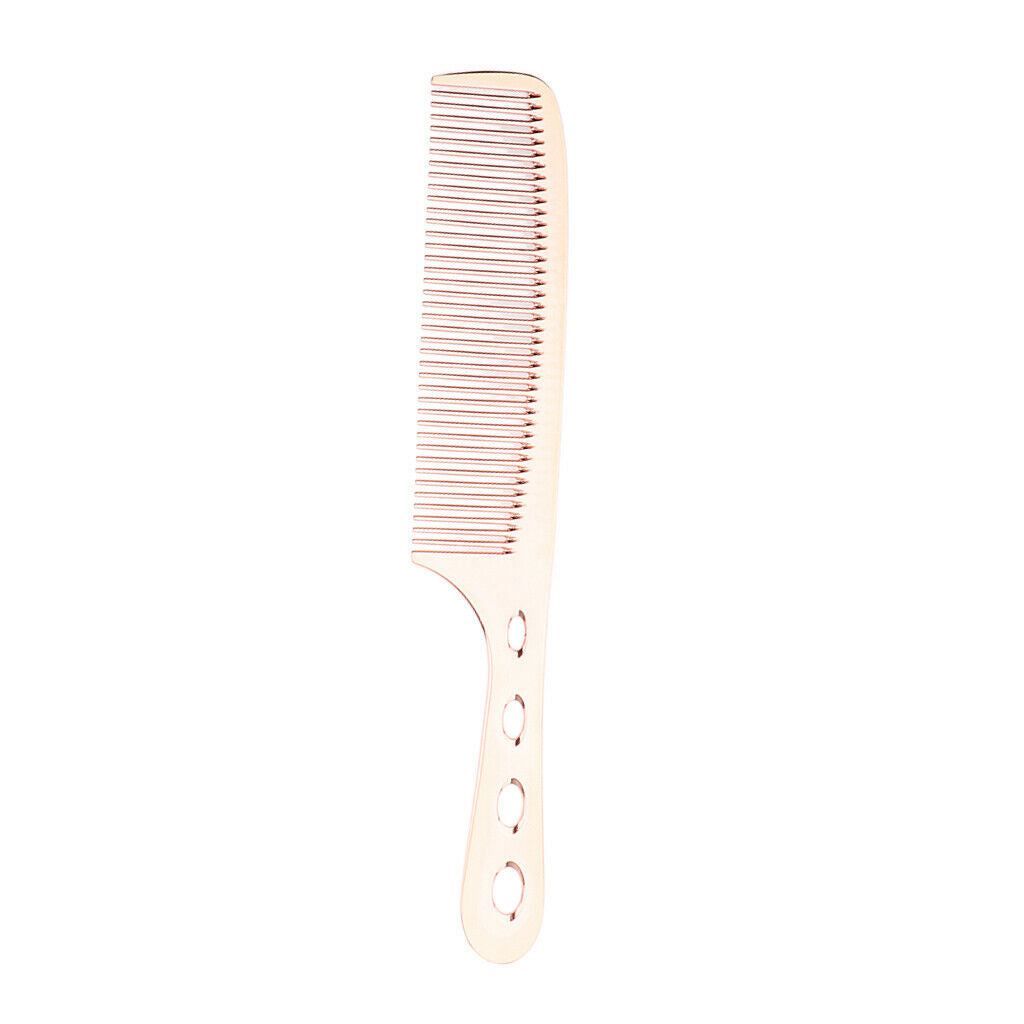 Space Aluminum Antistatic Haircutting Styling Hairdressing Barber Comb Light