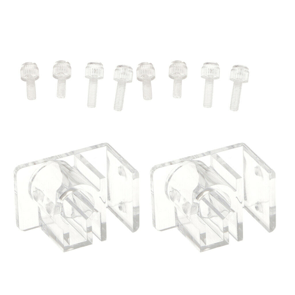 2Pcs Aquarium Lily Pipe Holder Clip Fix 12mm 16mm Inflow Drain Pipe