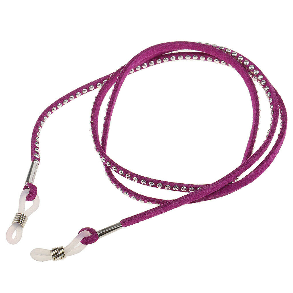 5pcs Children Suede Sunglass Holder Eyewear Cord Holder Lanyard Neck