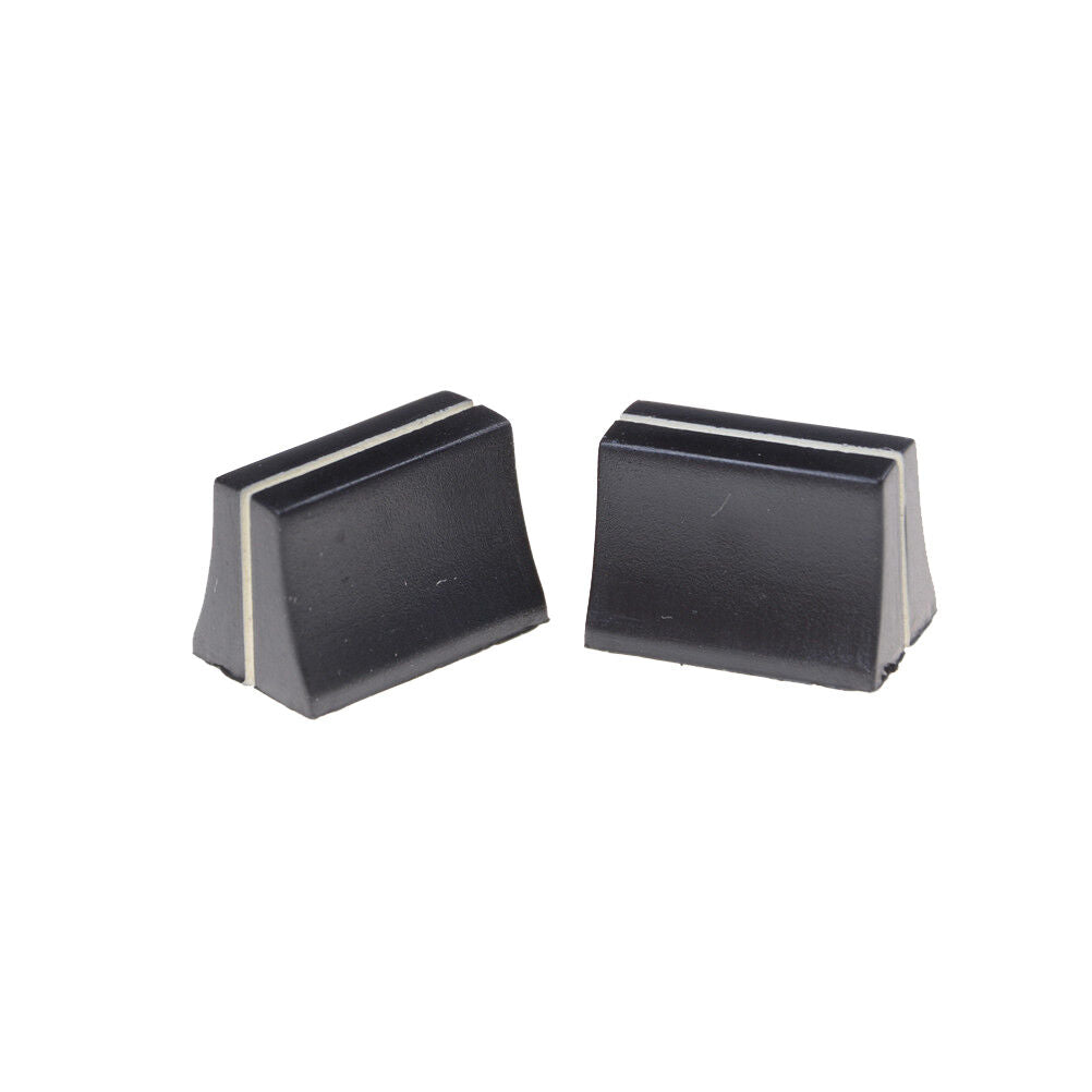 10 x Black Slide Potentiometer Mixer Fader Knob 19mmLx12mmW for 4mm Shaft  NC