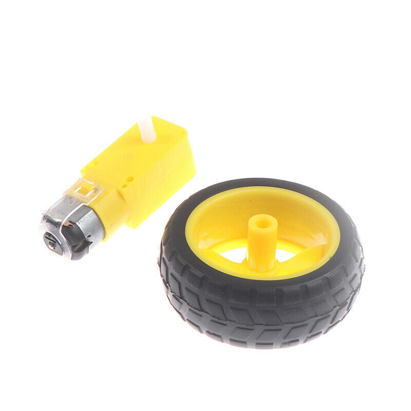 2 *TT motors + 2 *wheels Gear motor with the wheel for Arduino Smart Car .l8