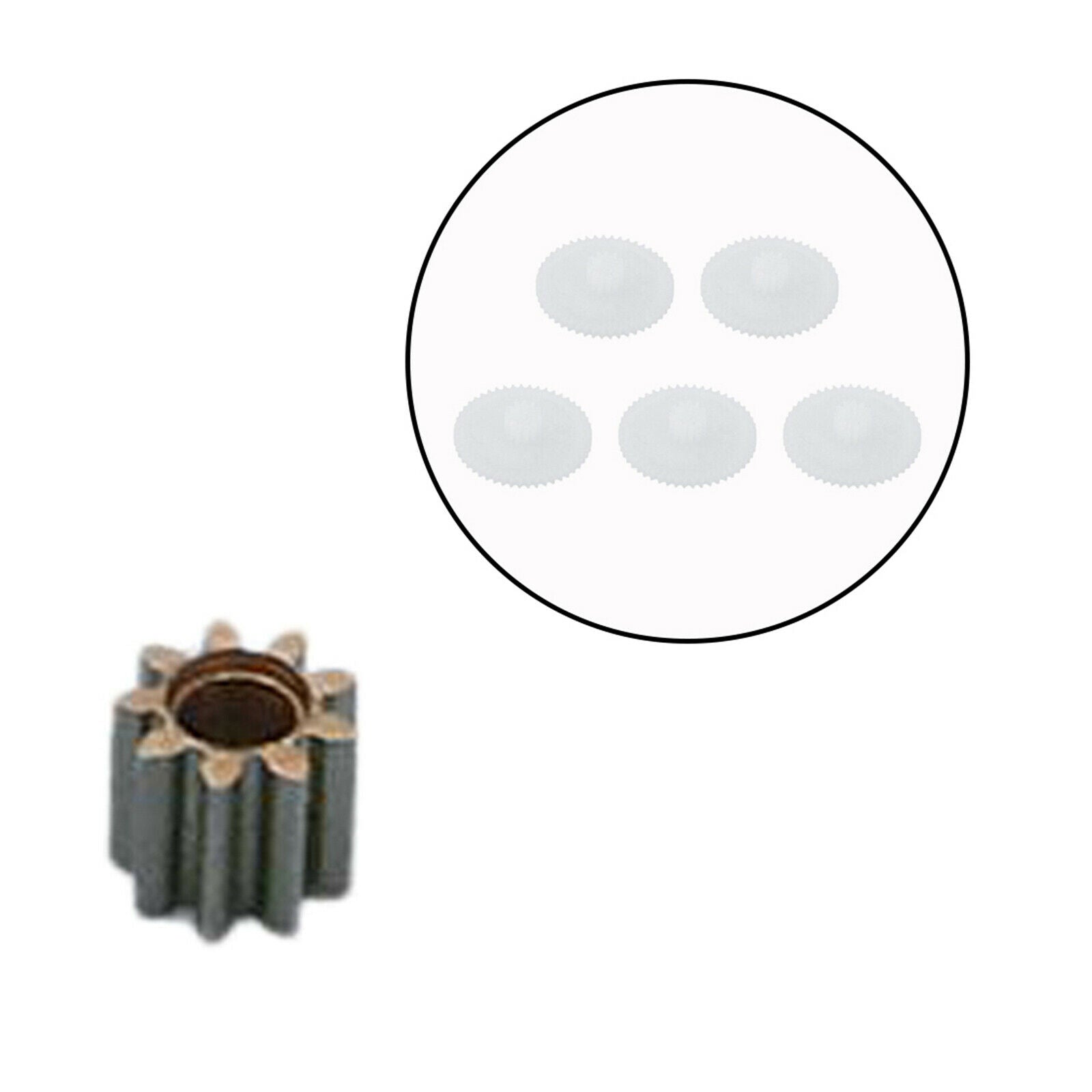 5x White Plastic Gears Module Accessories Kit for E99 Drone Replacement