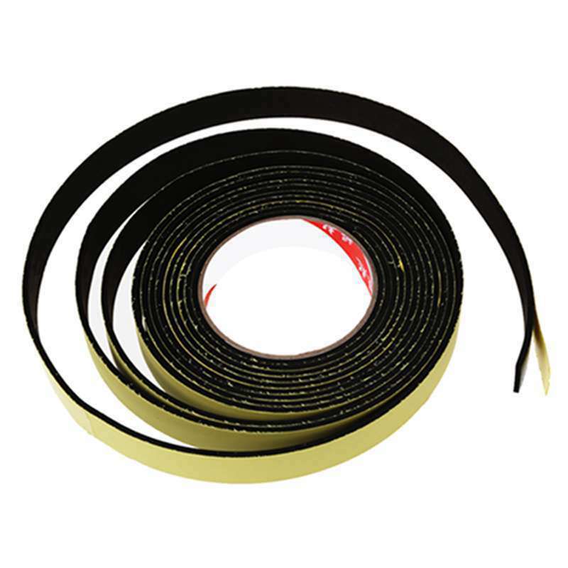 5m Black Single Sided Self Adhesive Foam Tape Closed Cell 20mm Wide x 3mm ThicF7