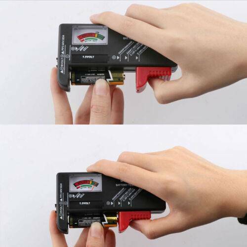 HOT Universal Battery Tester Tool AA AAA C D 9V Button Checker Cell Volt Tester