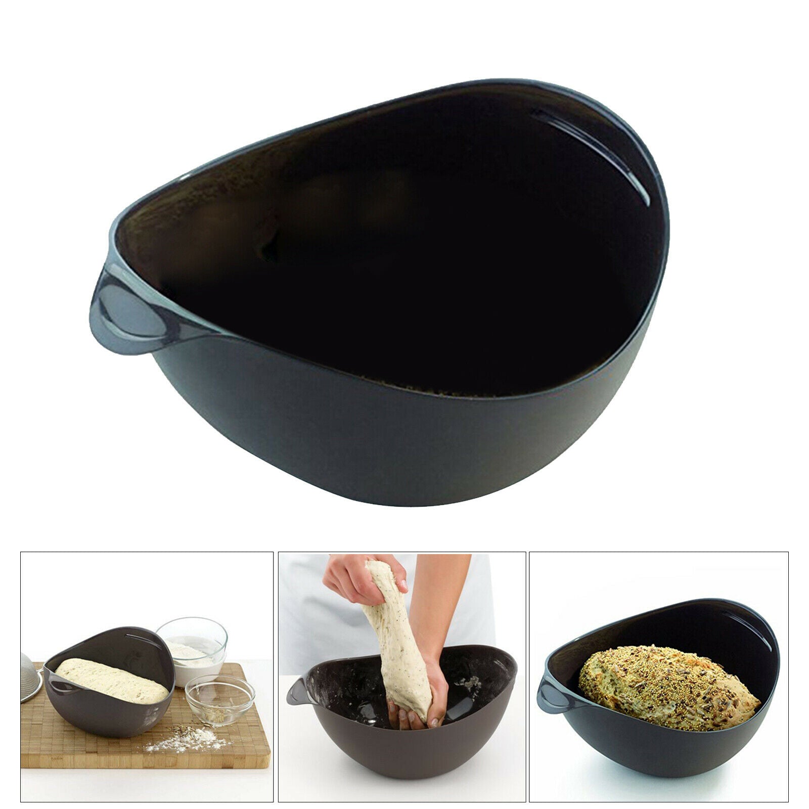 Silicone Bread Bowl Reusable Vegetable Fish Steam Food Cooking Kitchen Tool