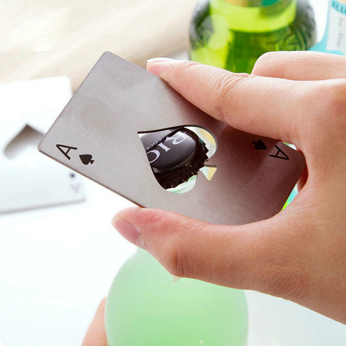 Bottle Opener Opens Bottle Of Beer Ace Pique Format Map Credit New