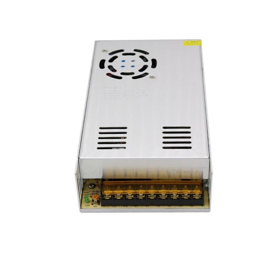 5V 60A 300W Regulated Switching Power Supply Transformer LED PSU DC Built-in Fan