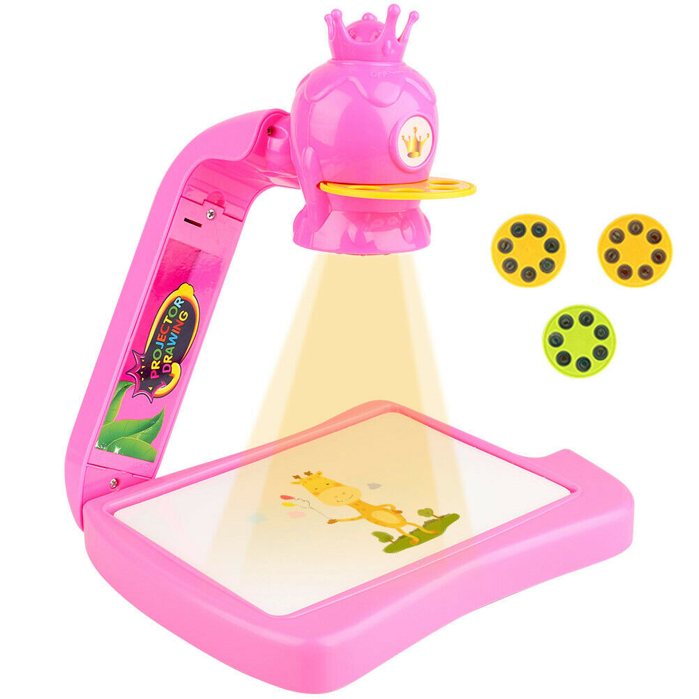 Children Multifunction Drawing Board Projector Painting Educational Tool Gift