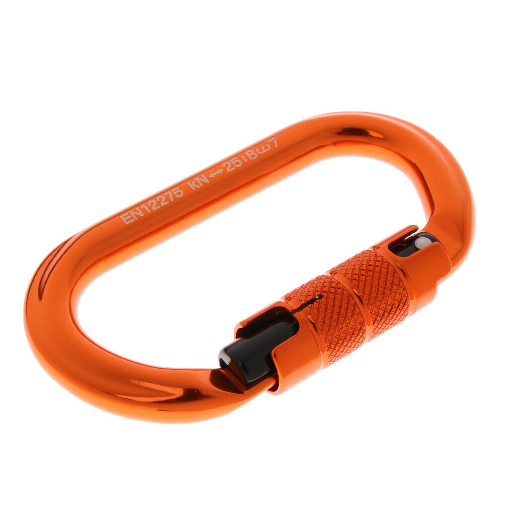 2Set Heavy Carabiner Climbing Hook Lock Buckle Keyrings Climbing Mountain