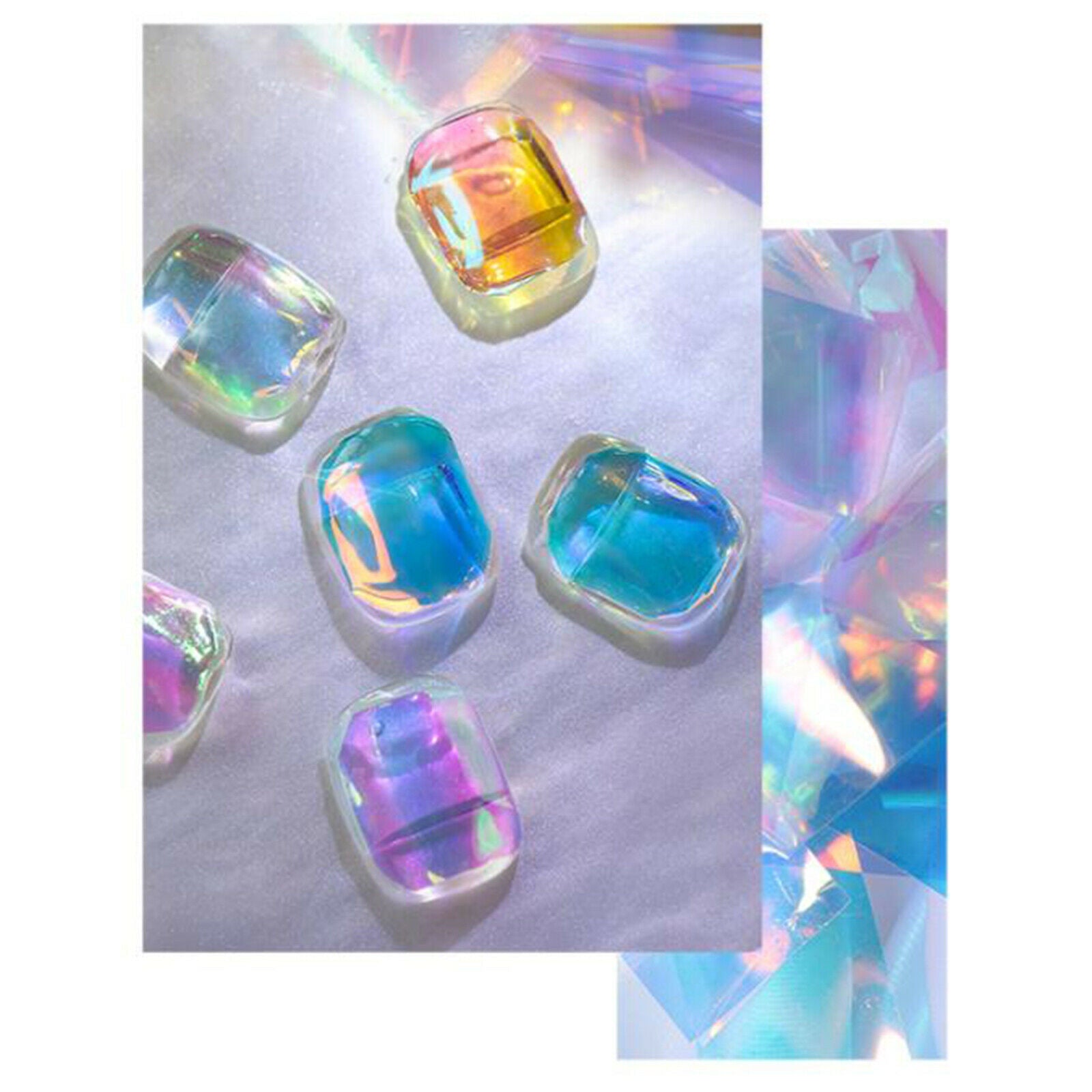 11Pcs Nail Art Stickers Wrapped Manicure Nail Tools for Women Girls Home Use