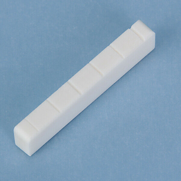White Bone Slotted Saddle Nut Set & Rosewood Bridge for Classical Guitar Parts