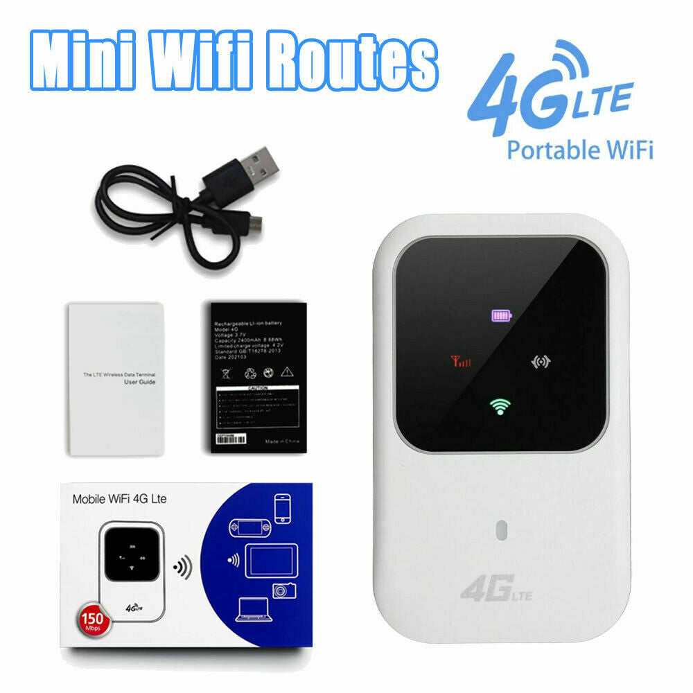 4G LTE Wireless Durable Unlocked Wifi Routers Cars Mobile Hotspot SIM Card Slot