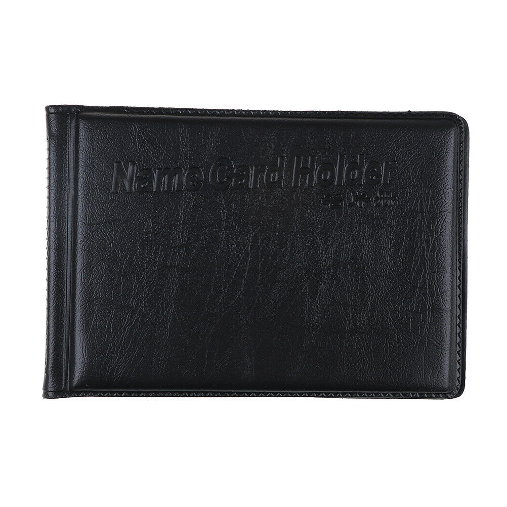Leather 40 Card Commercial Name ID Credit Card Book Case Holder Organize.l8