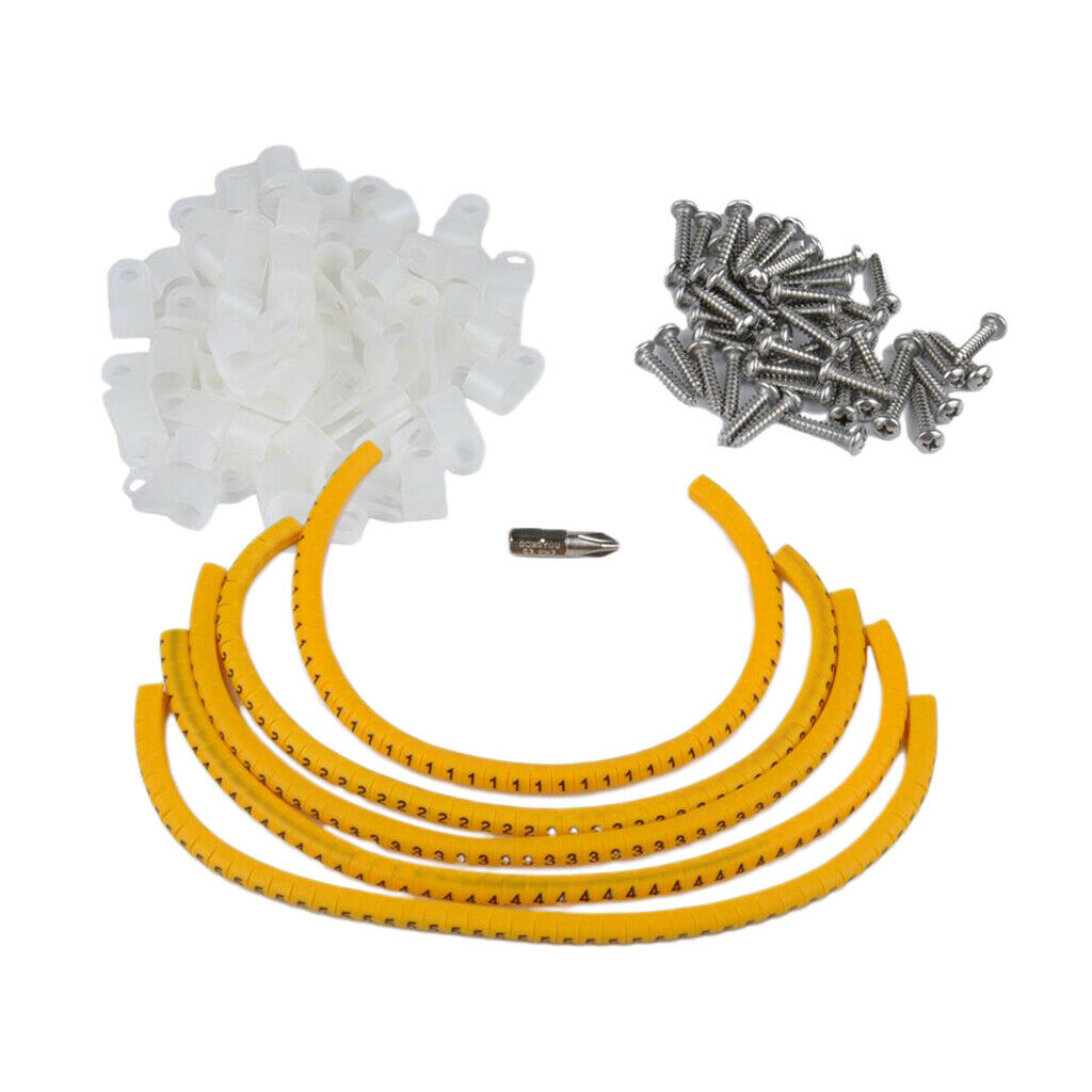 2 Sets Rope Light Clear Mounting Clips Holder with Stainless Steel Screw