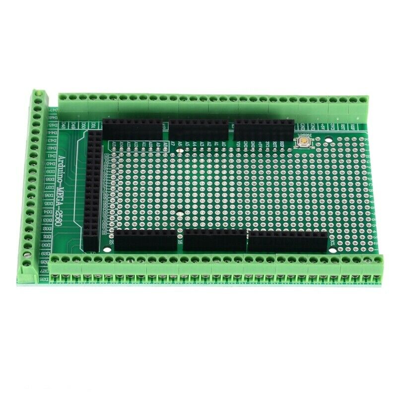 4X(Double-Side PCB Terminal Block Shield Board Kit for UNO MEGA-2560 R3 L7N9)