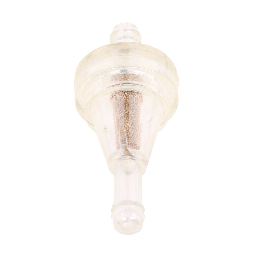 Universal Petrol Inline Fuel Filter Motorcycle Part For 6mm And 8mm Pipes
