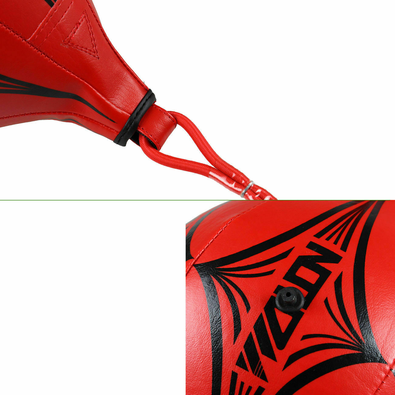 Double End Boxing Speed Ball Punching Bag Speed Training Ball Rope Red