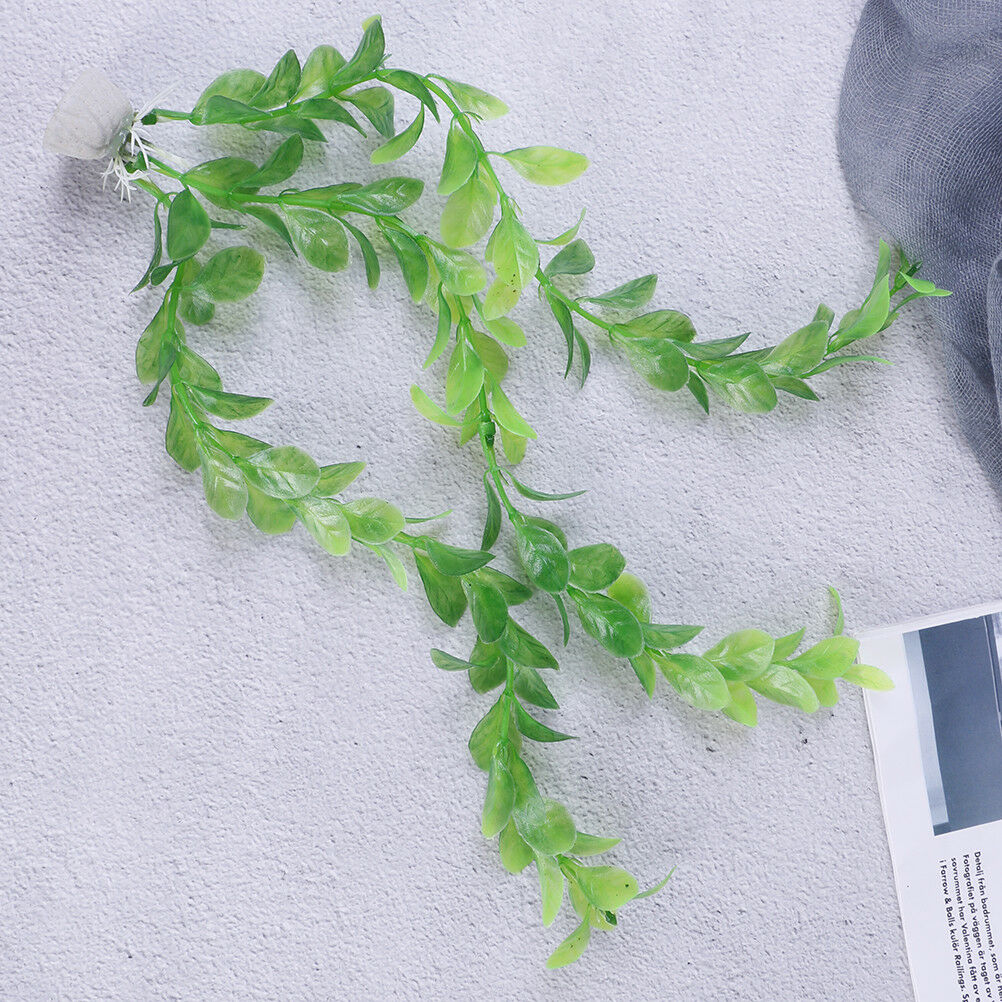 Green aquarium plants water grass ornament plant fish tank plastic decorat.l8