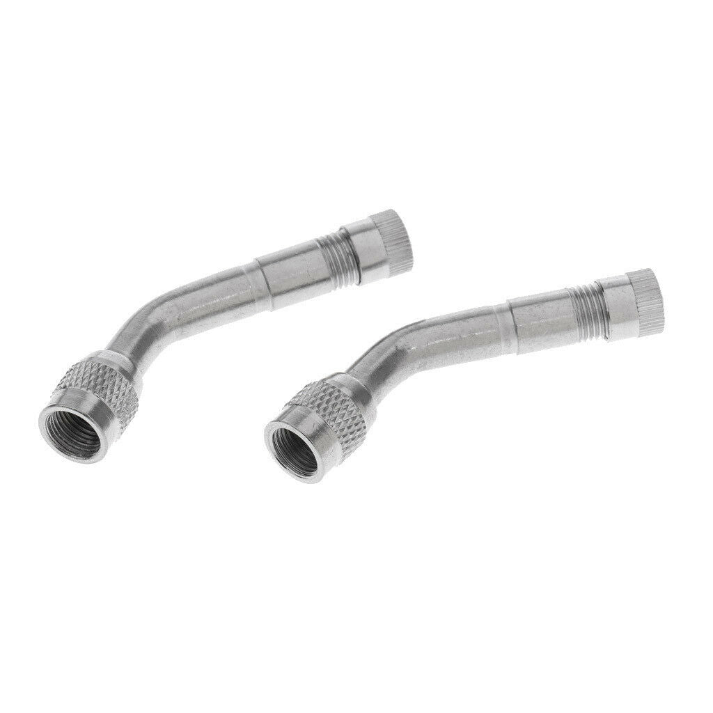 Set of 2 Tyre Valve Extension 45/90/135 Degree Adaptor Tire Stem Extenders