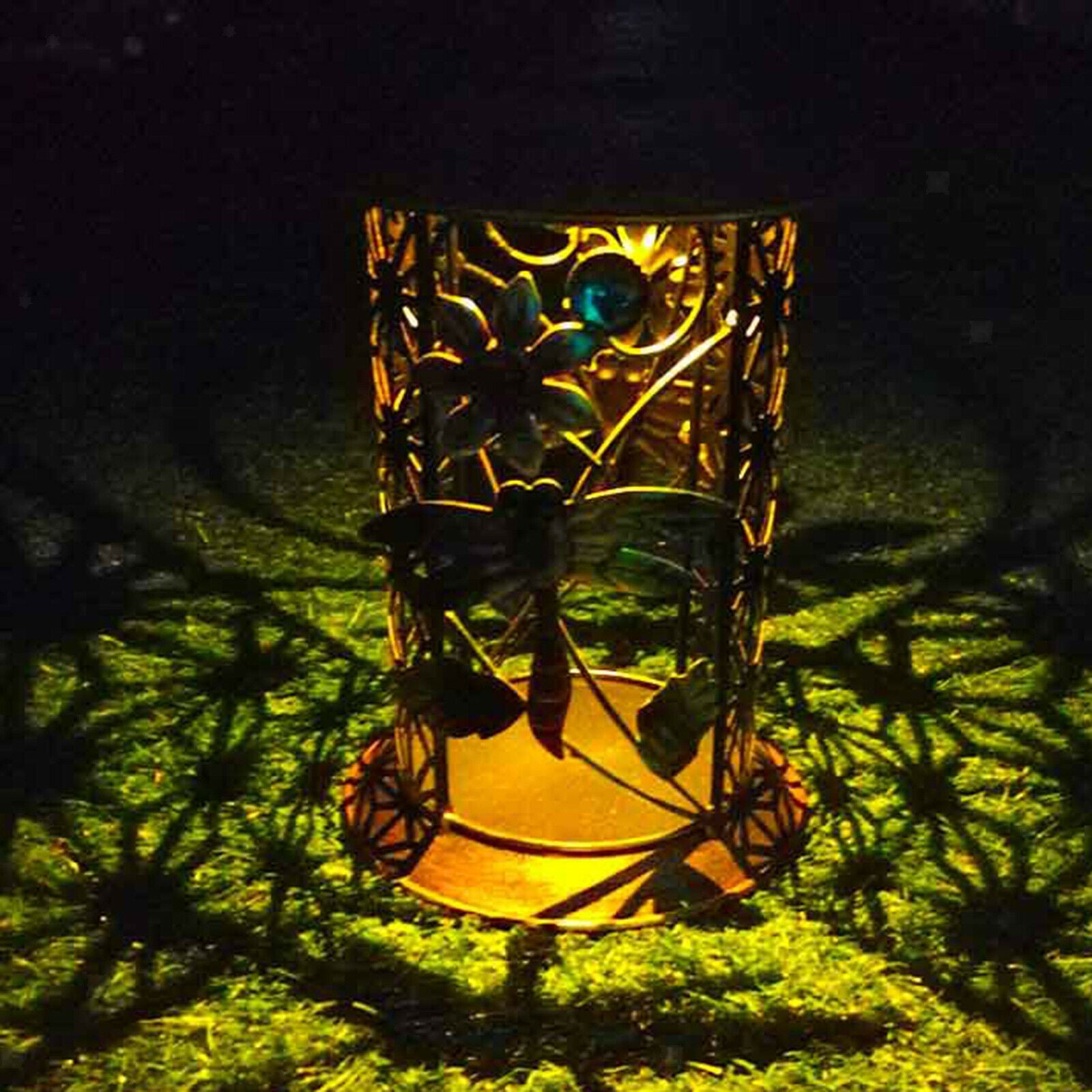 Outdoor Solar Lights Table Lamp for Walkway Backyard Garden Outdoor Ornament