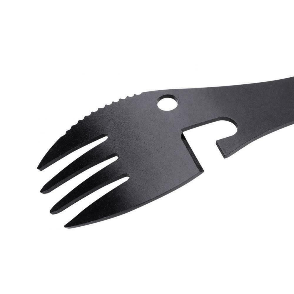 HOT Camping Multi-Tool Essential Eating Utensils Food Multi-function Mess Kit~