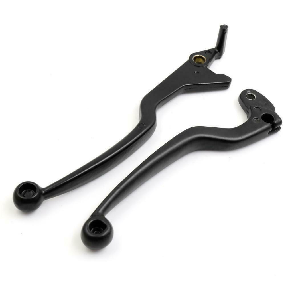2pcs Handle Grip Metal Clutch Lever For for Suzuki Motor 125cc GN125 GS125 Black